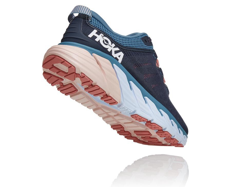 Zapatillas Running Hoka One One Mujer - Gaviota 3 - Azul Marino - ILS562419